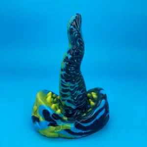 Meenus black/blue/yellow ribbons small soft (OO30)