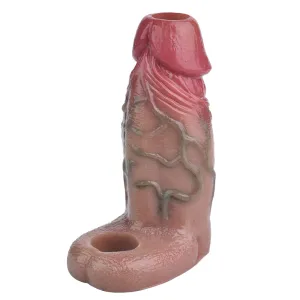 Mengkaure Realistic Cock Sleeve 4.9-Inch
