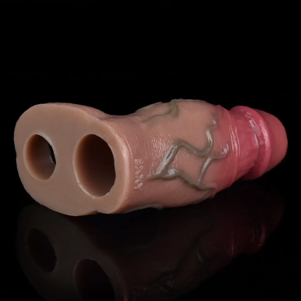 Mengkaure Realistic Cock Sleeve 4.9-Inch