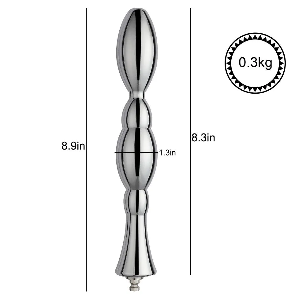 Metal Aluminium Butt Plug Attachment for Hismith Sex Machines