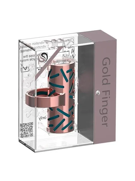 ML Creation Gold  Finger Ring Vibrator Egg