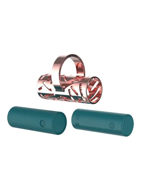 ML Creation Gold  Finger Ring Vibrator Egg
