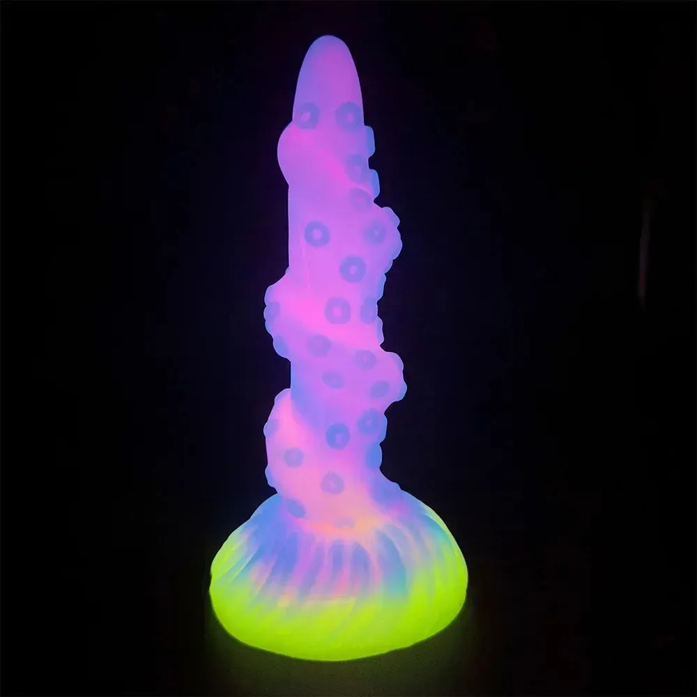Monster Tentacle Dildo Butt Plug - Luminous Octopus Silicone Anal Dildos Sex Toys