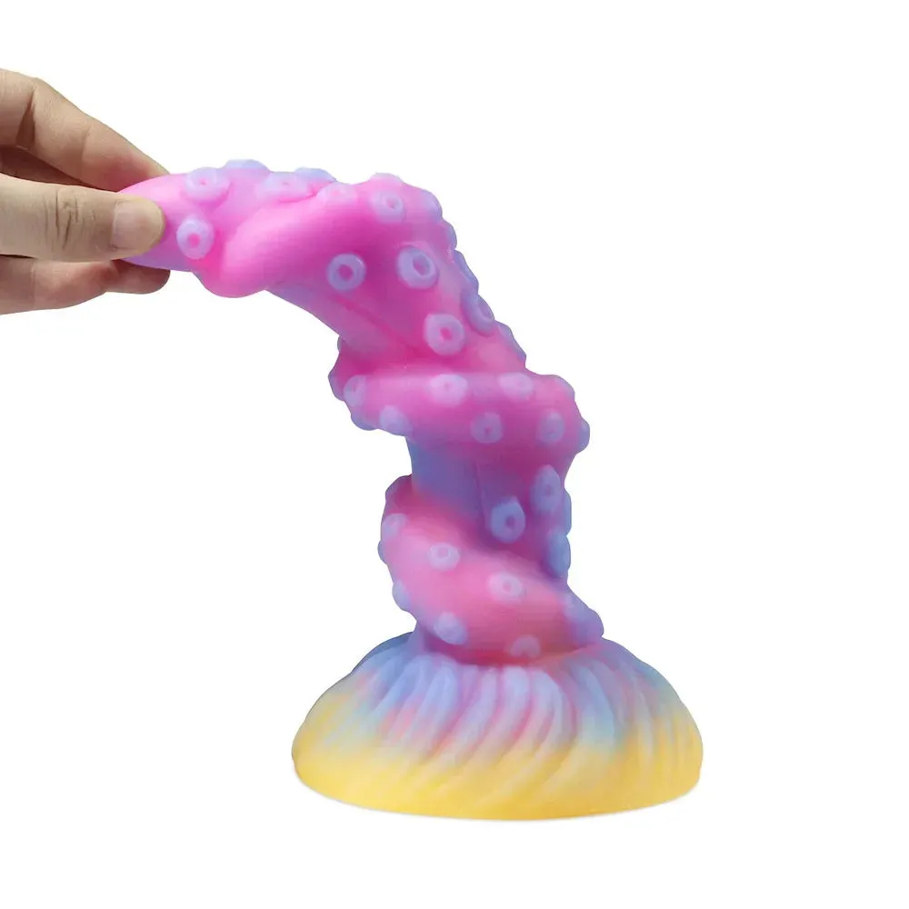 Monster Tentacle Dildo Butt Plug - Luminous Octopus Silicone Anal Dildos Sex Toys