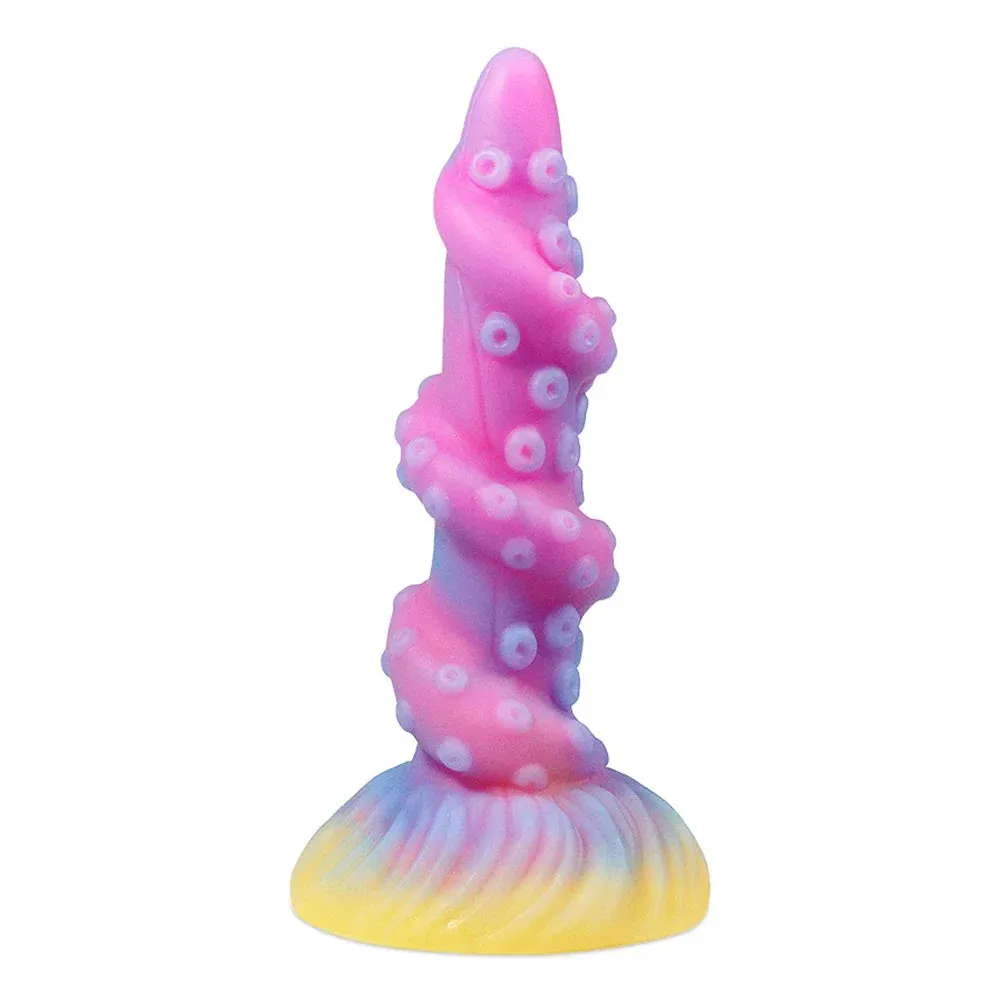 Monster Tentacle Dildo Butt Plug - Luminous Octopus Silicone Anal Dildos Sex Toys