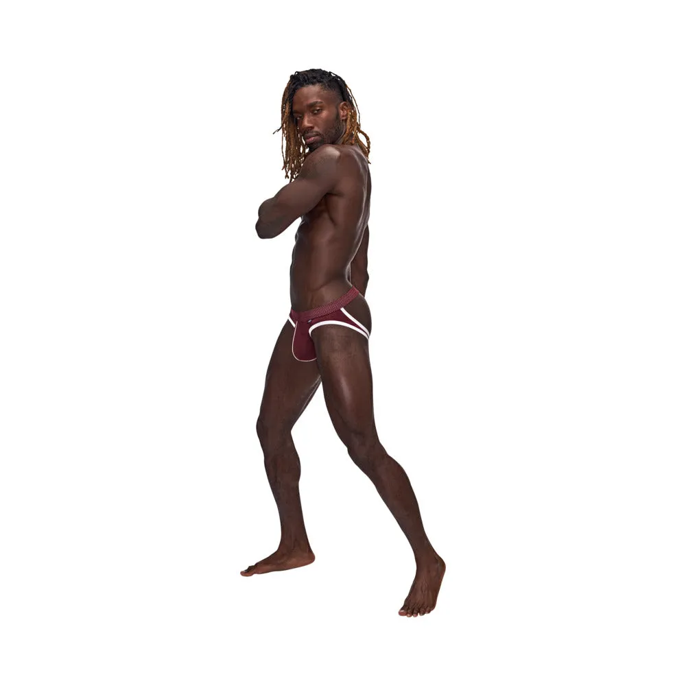 Mp Sport Mesh Sport Jock Burgundy S/m
