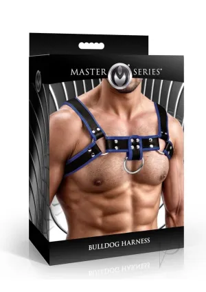 Ms Bulldog Harness Blue
