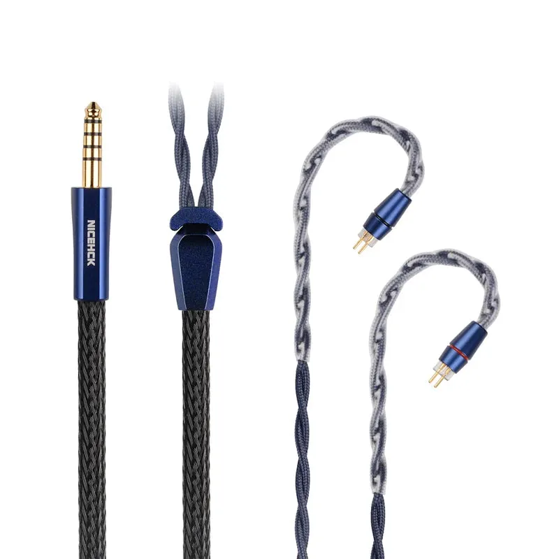 NiceHCK DualDragon 8N OCC Microalloy Dual Plugs Earphone Cable
