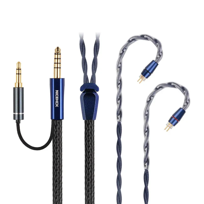NiceHCK DualDragon 8N OCC Microalloy Dual Plugs Earphone Cable