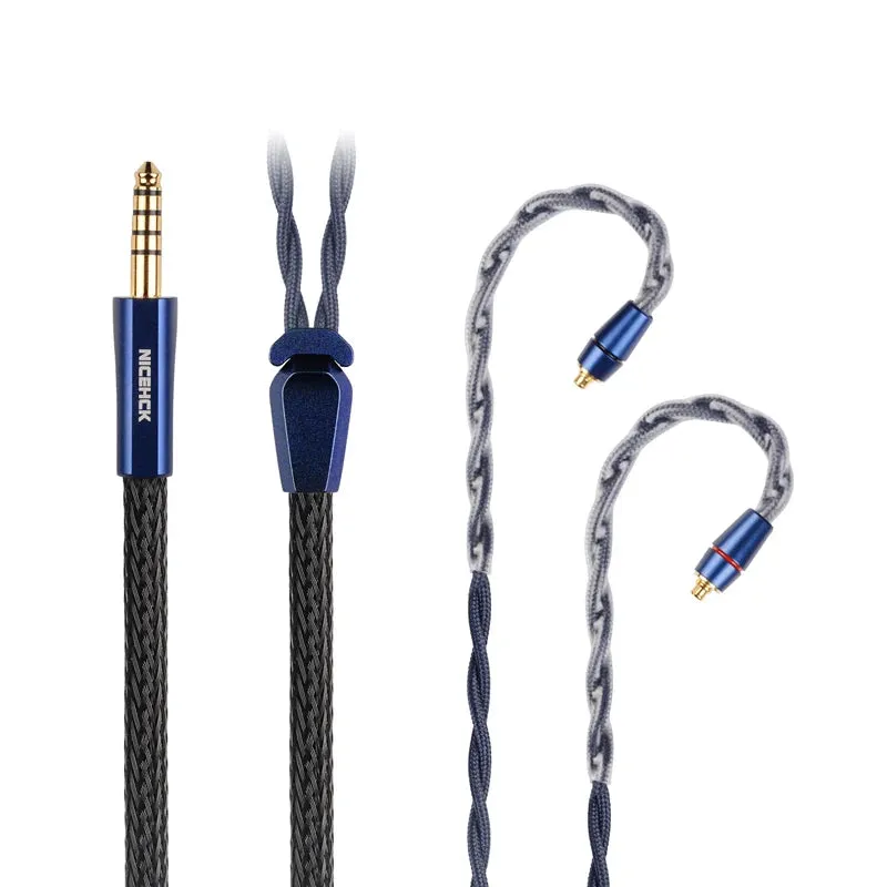NiceHCK DualDragon 8N OCC Microalloy Dual Plugs Earphone Cable