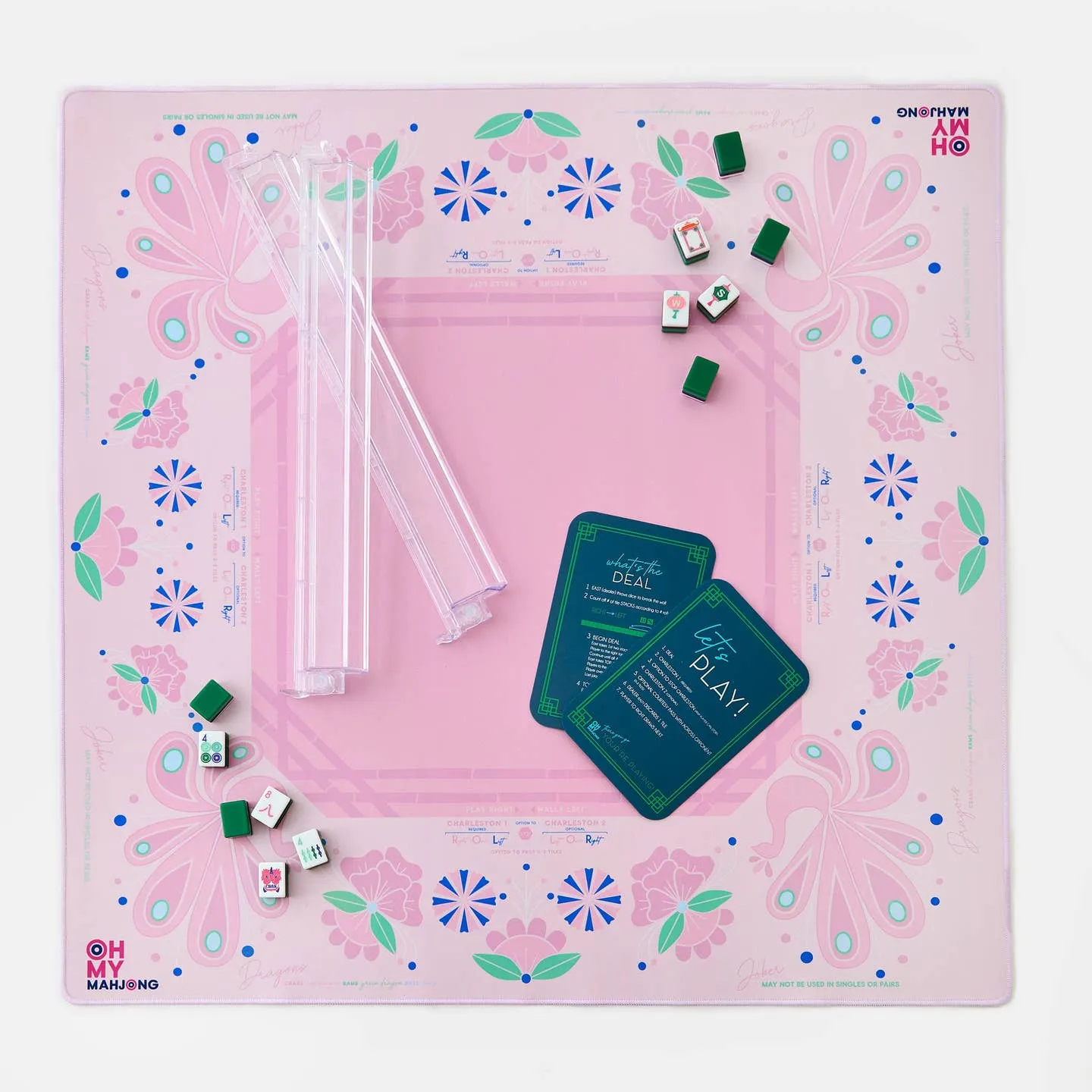 Oh My Mahjong - Birdie Pink Mahjong Mat