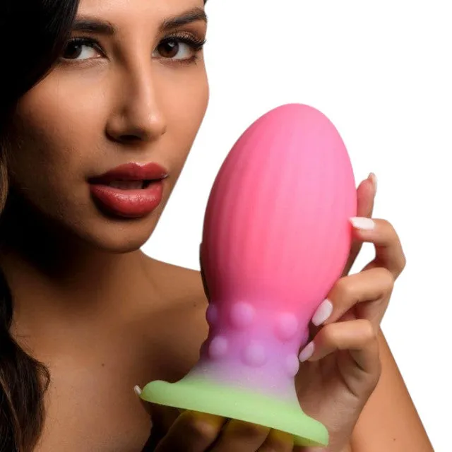 Ou de extraterestru CREATURE COCKS XL Xeno Egg. pentru jocuri de fantezie. lungime 15.4 cm. diametru 7.8 cm. fluorescent