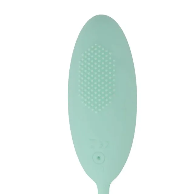 Ou vibrator TABOOBOO Take Me Back To Bed. control prin telecomandă. 10 funcții de vibrație. rezistent la apă. albastru