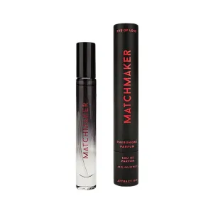 Parfum cu feromoni EYE OF LOVE Matchmaker. pentru bărbați (LGBTQ). cu note de iasomie. grepfrut și ambră. culoare negru. 10 ml