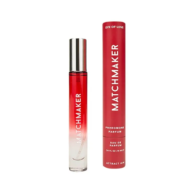 Parfum cu feromoni EYE OF LOVE Matchmaker. pentru femei. cu note de iasomie. grepfrut și ambră. culoare roșu. 10 ml