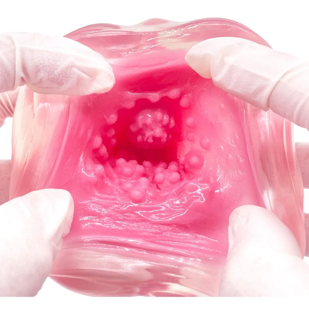 Peach Toys - Kaku Meiki DX Salmon Roe Coaster Onahole Masturbator (Pink)