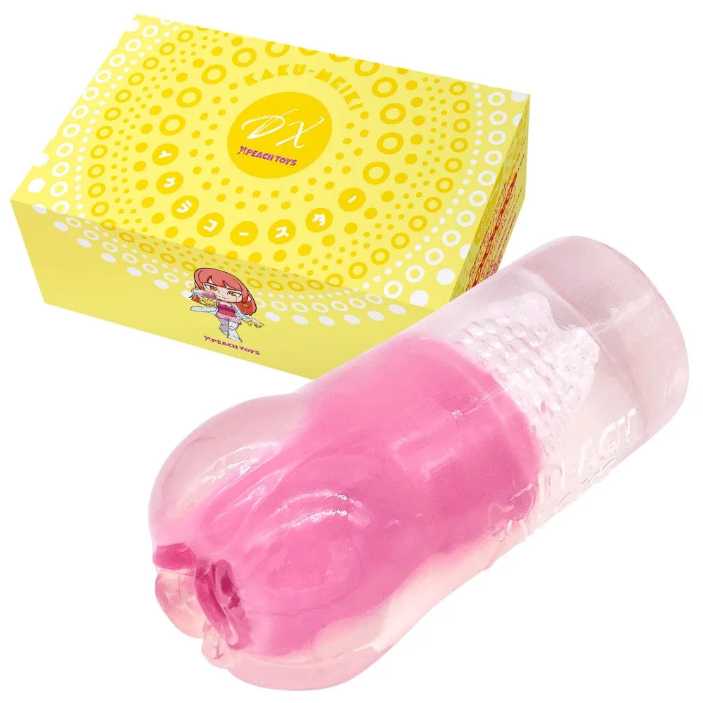 Peach Toys - Kaku Meiki DX Salmon Roe Coaster Onahole Masturbator (Pink)