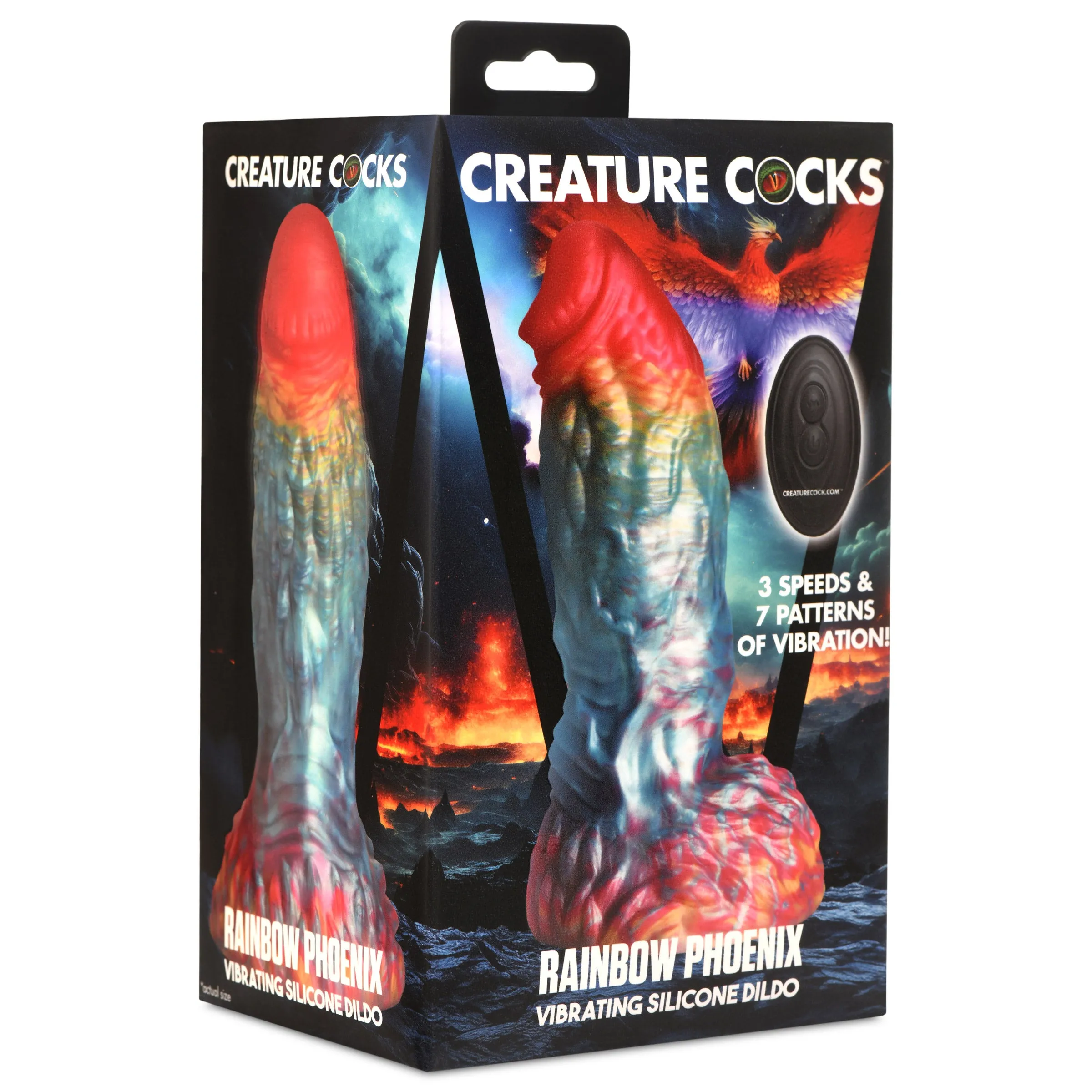 Phoenix Vibrating Dildo w/ Remote