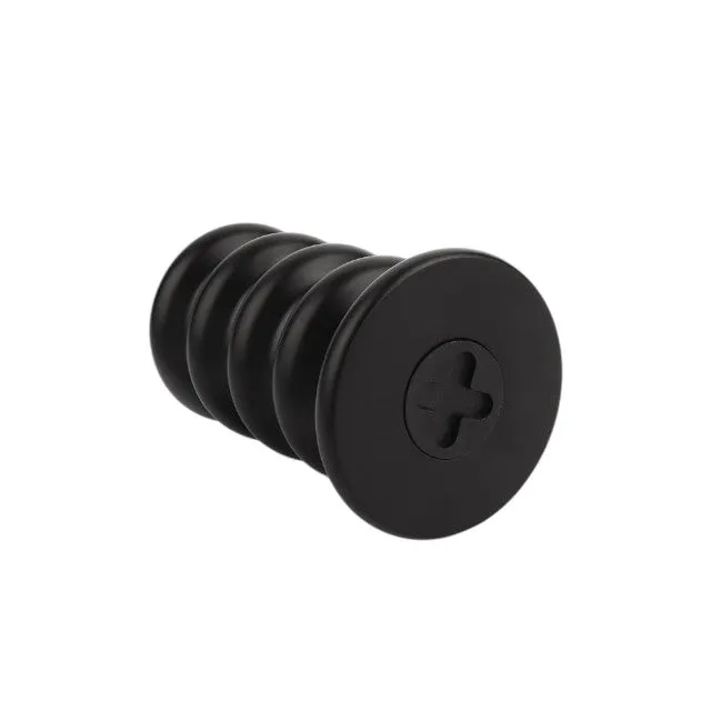 Plug anal MR. STEEL Ass Blaster Medium. în formă de șurub. diametru 5 cm. lungime 10.8 cm (mediu). negru
