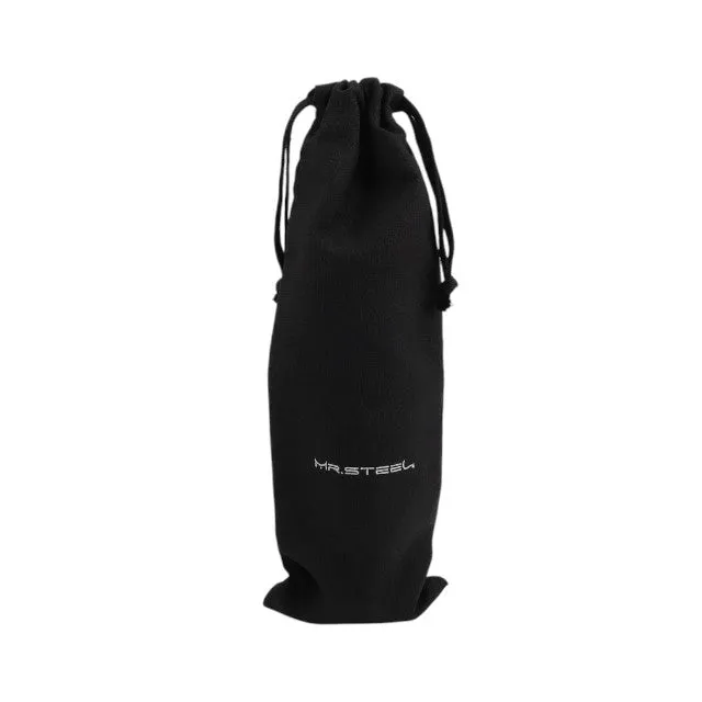 Plug anal MR. STEEL Ass Blaster Small. în formă de șurub. diametru 3.8 cm. lungime 9 cm (mic). negru