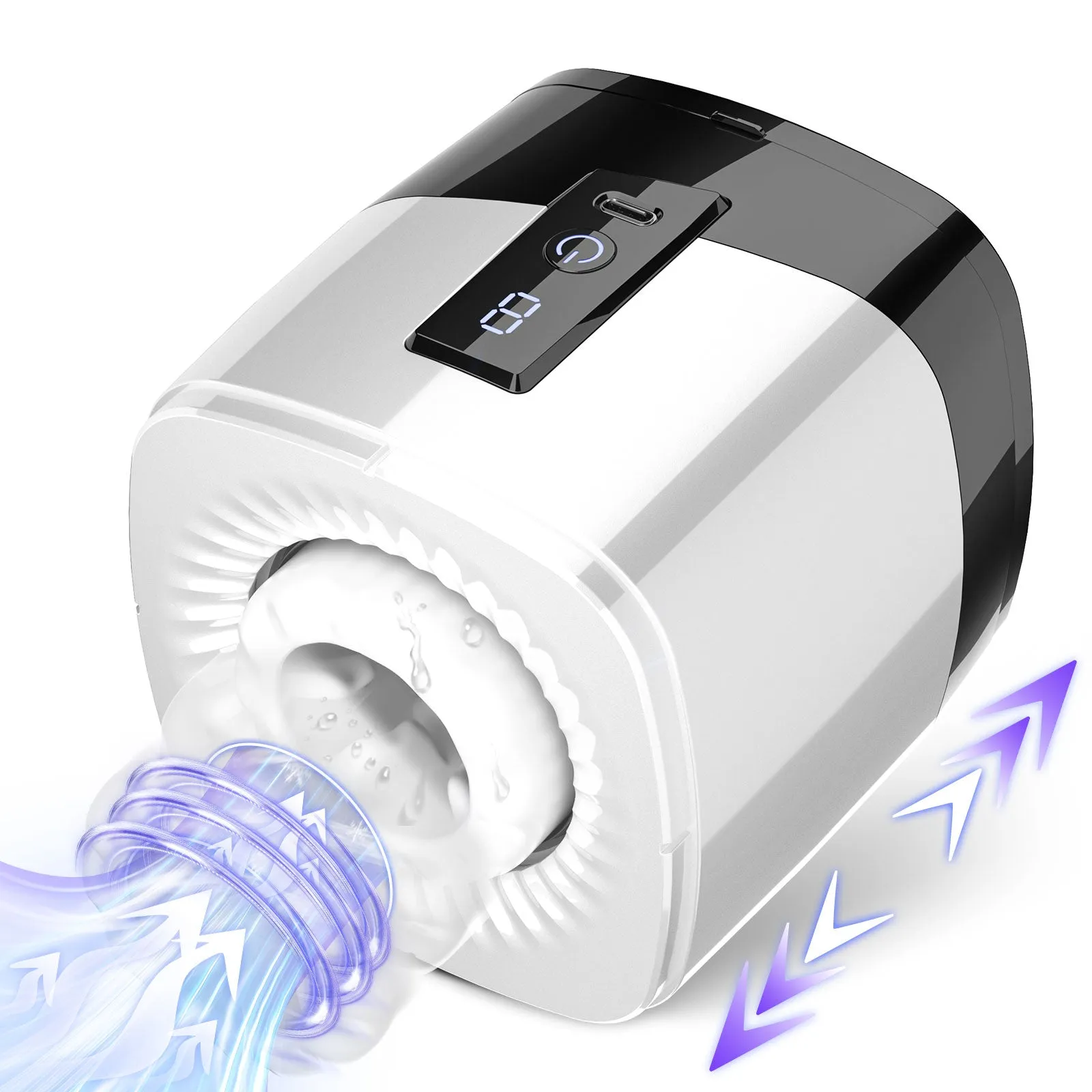 Pocket Pussy Male Masturbator Adult Stroker - Automactic Thrusting Penis Massage Sex Toys for Men