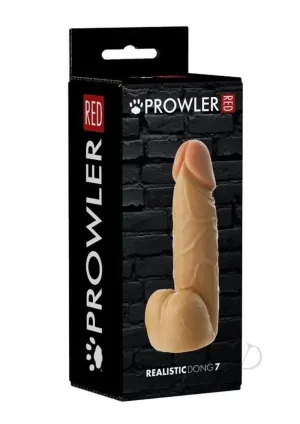Prowler Realistic Dildo W/balls Flsh 7
