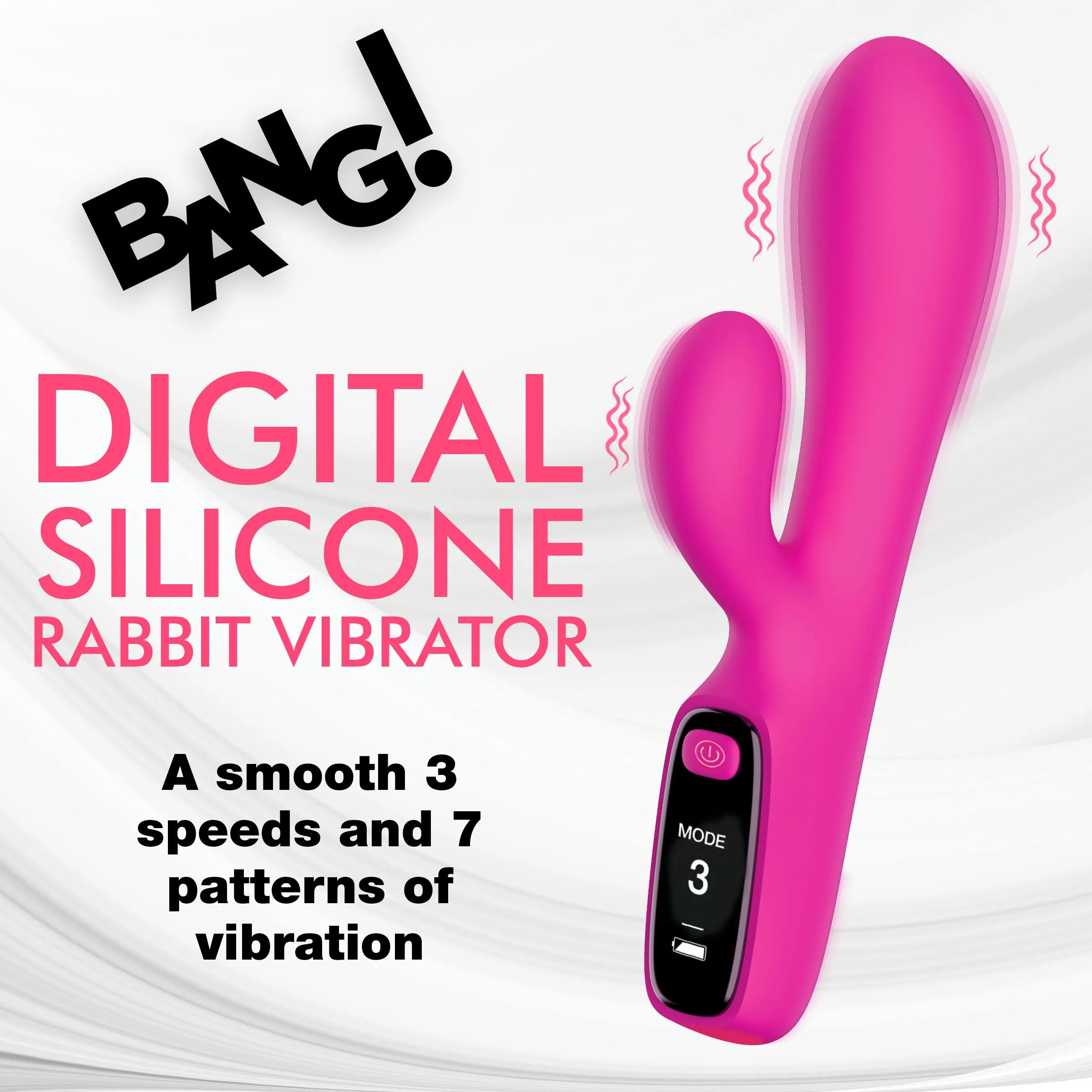 Rabbit Vibrator With Digital Display