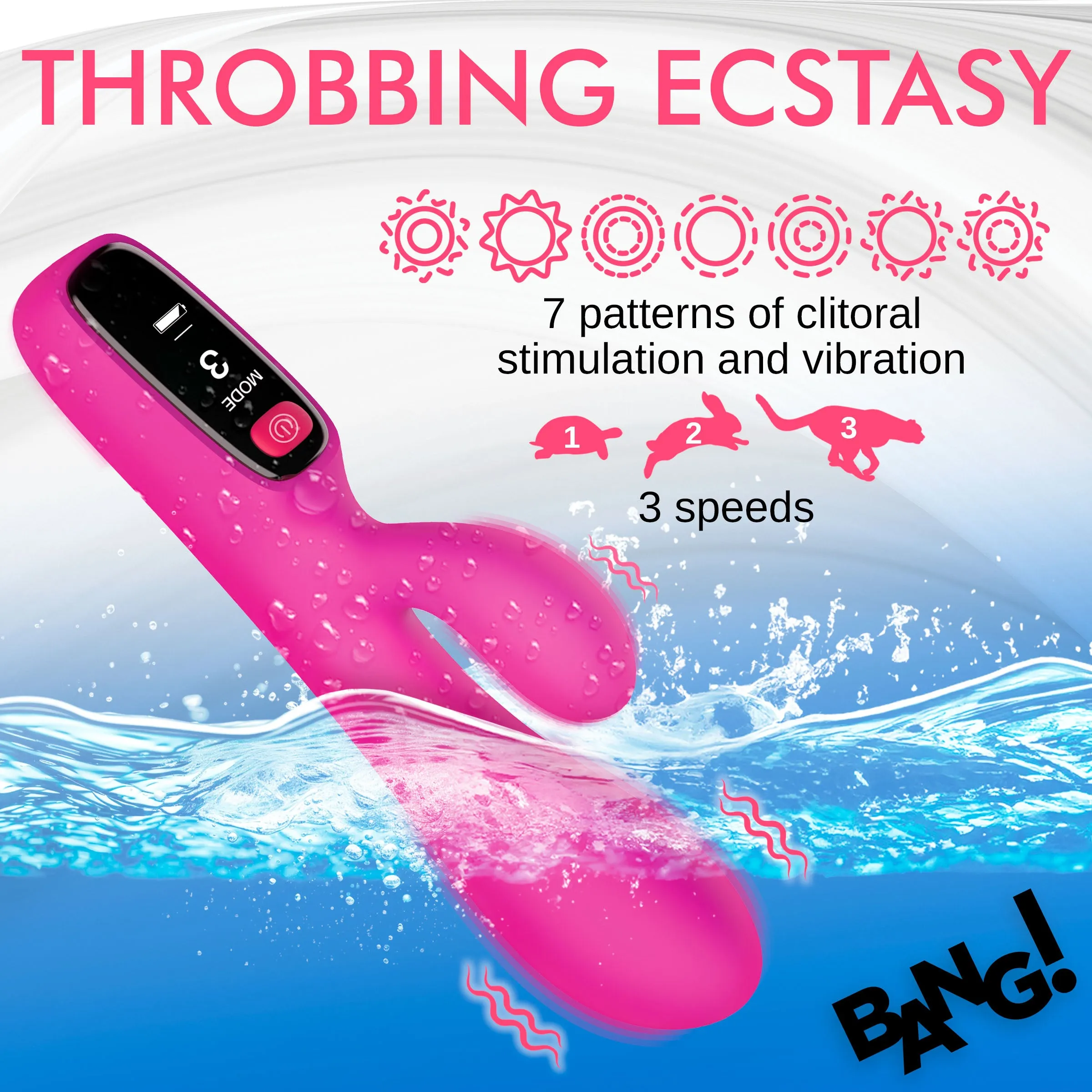 Rabbit Vibrator With Digital Display