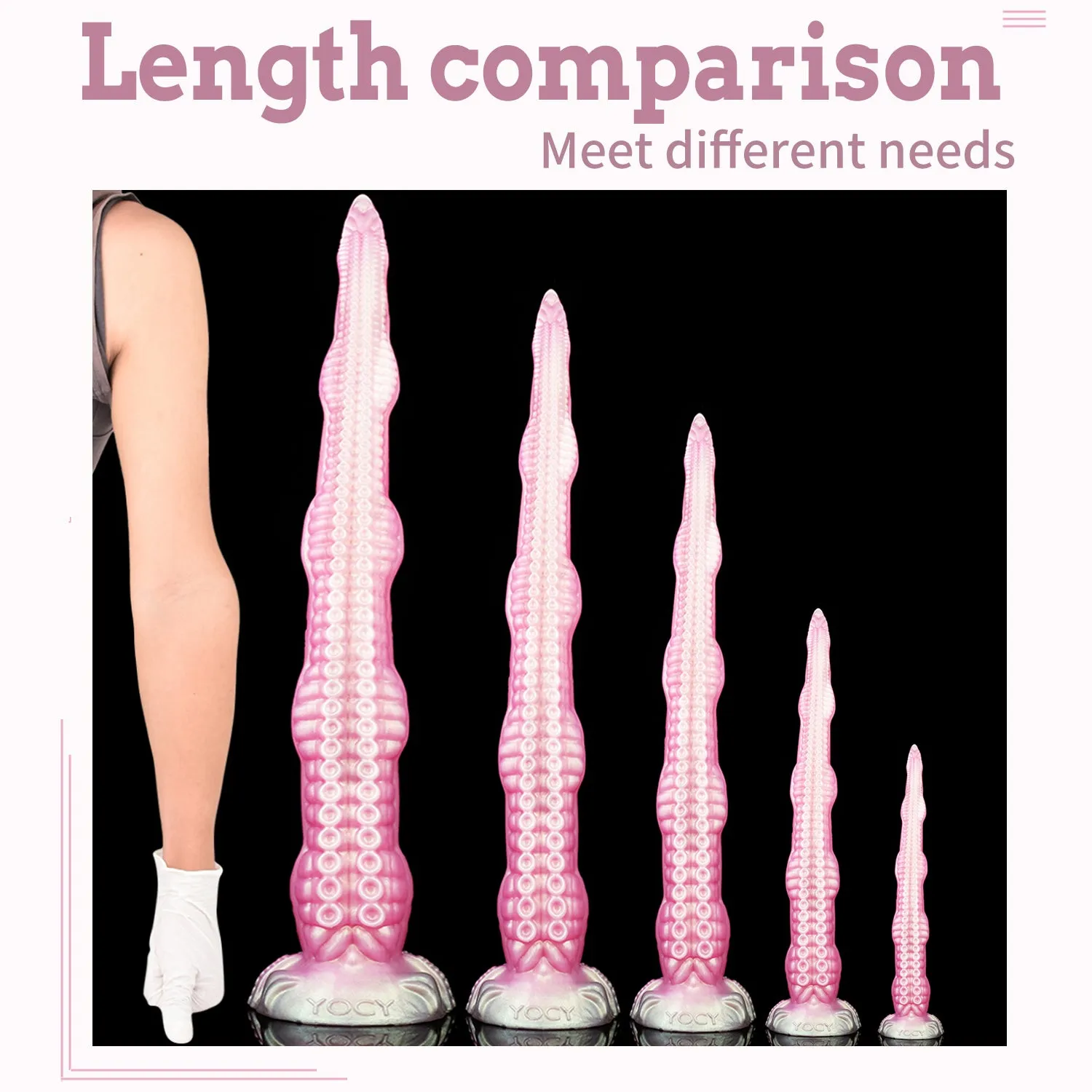 Realistic Tentacle Dildo Butt Plug - Premium Soft Octopus Textured Suction Cup Sex Toys