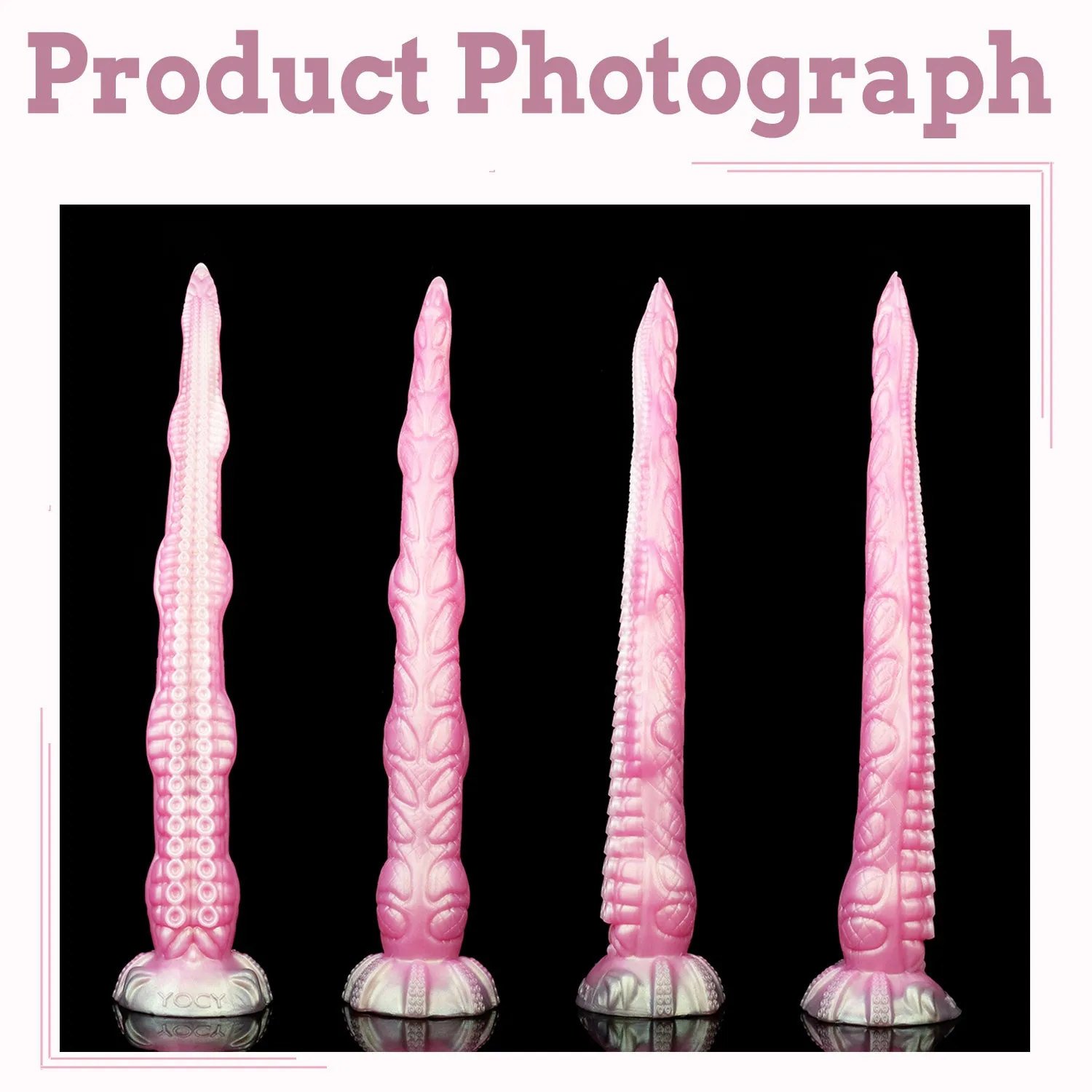 Realistic Tentacle Dildo Butt Plug - Premium Soft Octopus Textured Suction Cup Sex Toys
