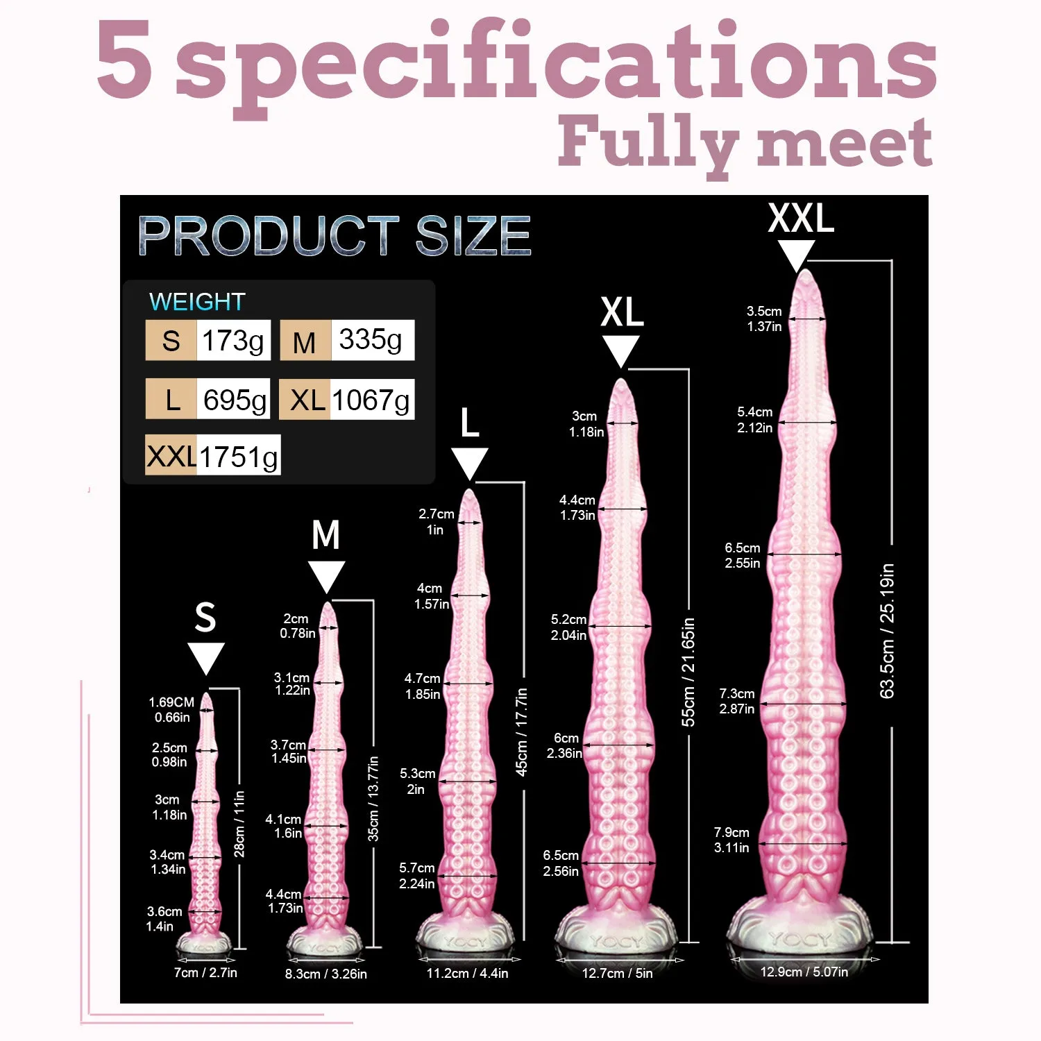 Realistic Tentacle Dildo Butt Plug - Premium Soft Octopus Textured Suction Cup Sex Toys