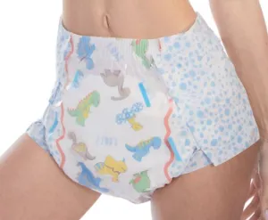 Rearz Mega Dinosaur ABDL 1 Adult Diaper Sample