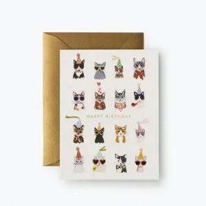 Rifle Paper Co Card Cool Cats Birthday