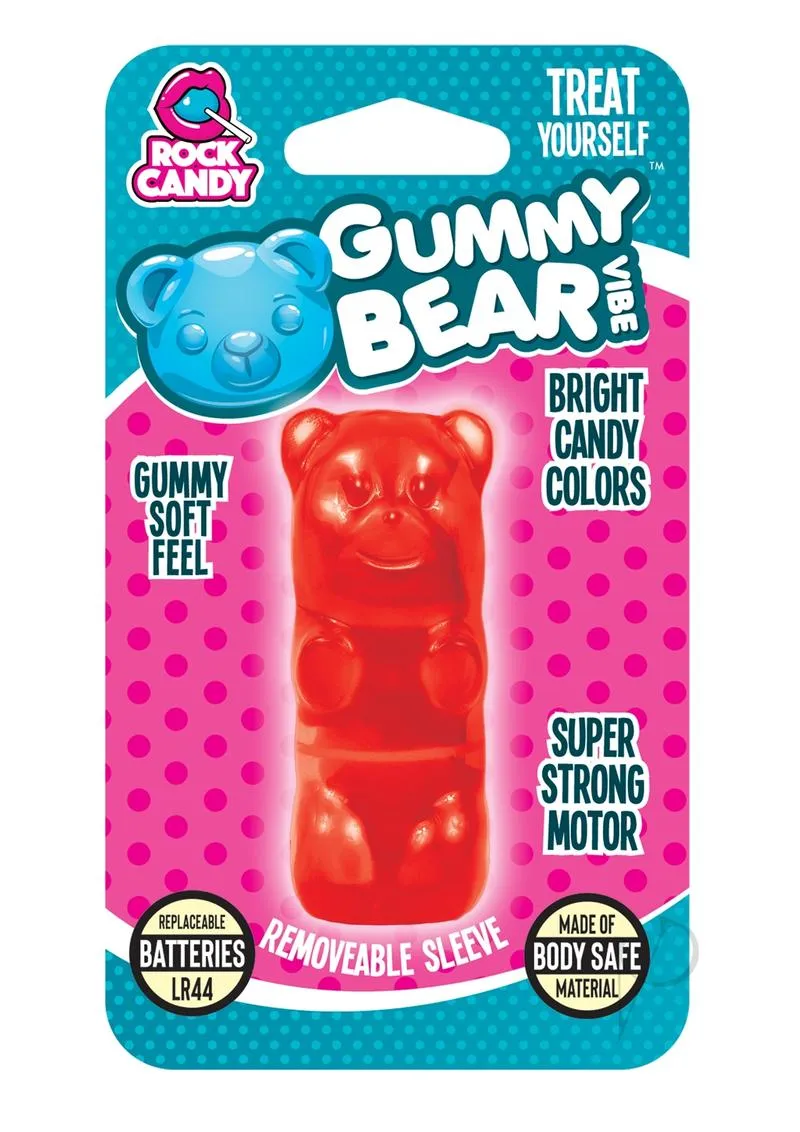 Rock Candy Gummy Bear Vibe Blister Red