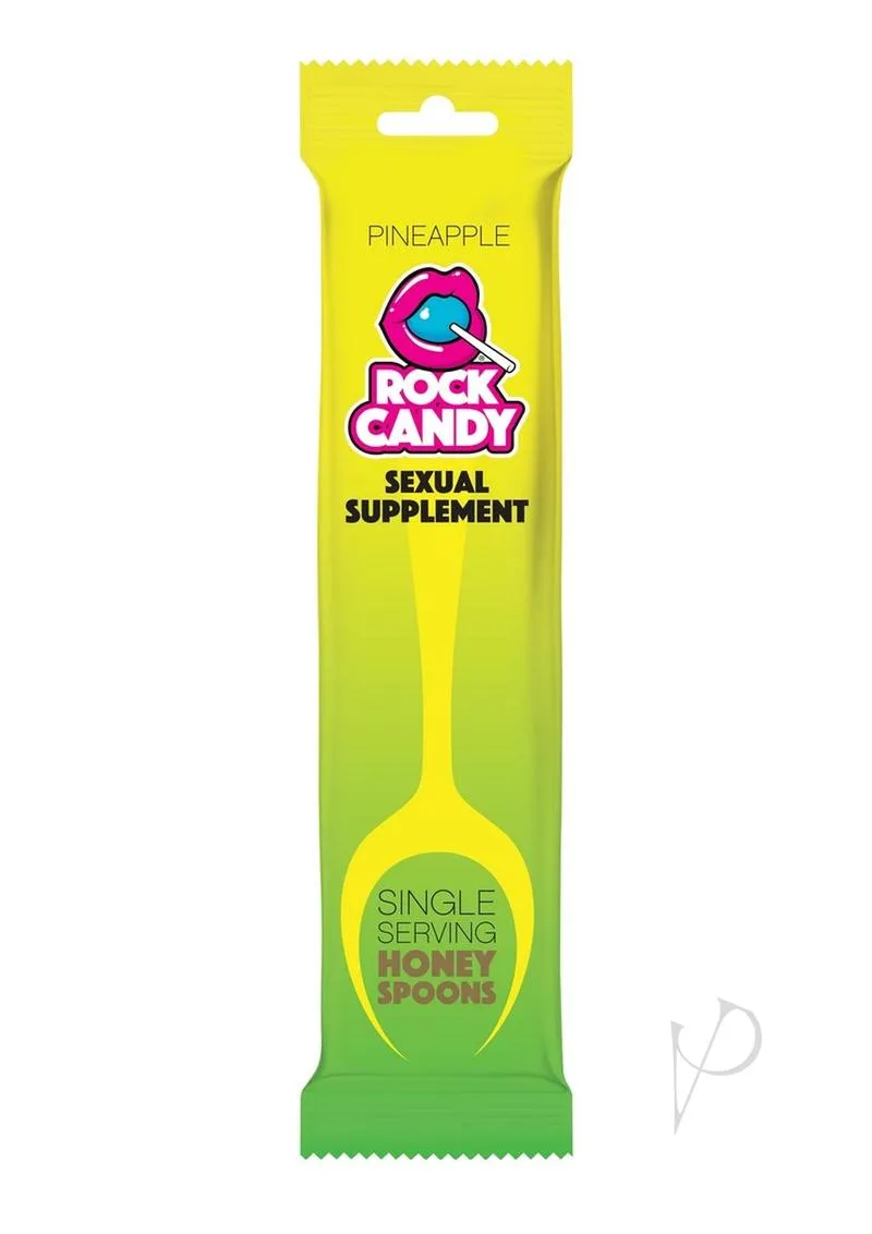 Rock Candy Honey Spoons Pinapple 24/disp