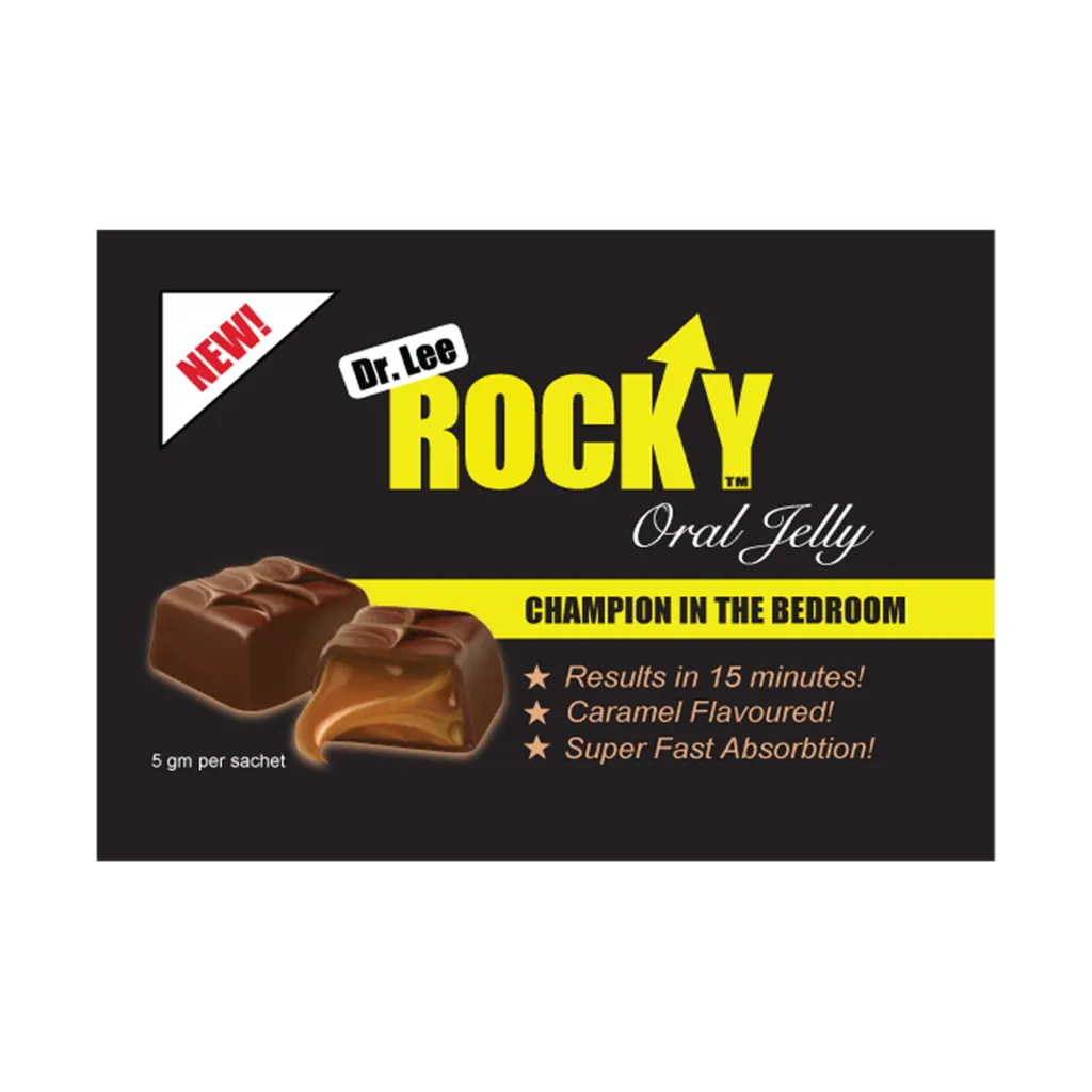 Rocky | Caramel l Sildenfil l Oral Jelly l Hard Erection l Stamina l Libido