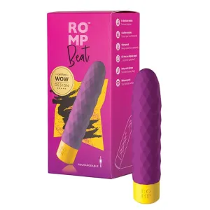 Romp - Beat Vibrating Dildo (Purple)