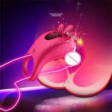 Rotation Oral Tongue Licking Penis Vibrating Ring G-spot Massager