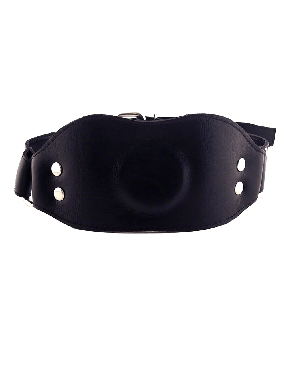 Rouge Leather Strap On Gag w/ Dildo