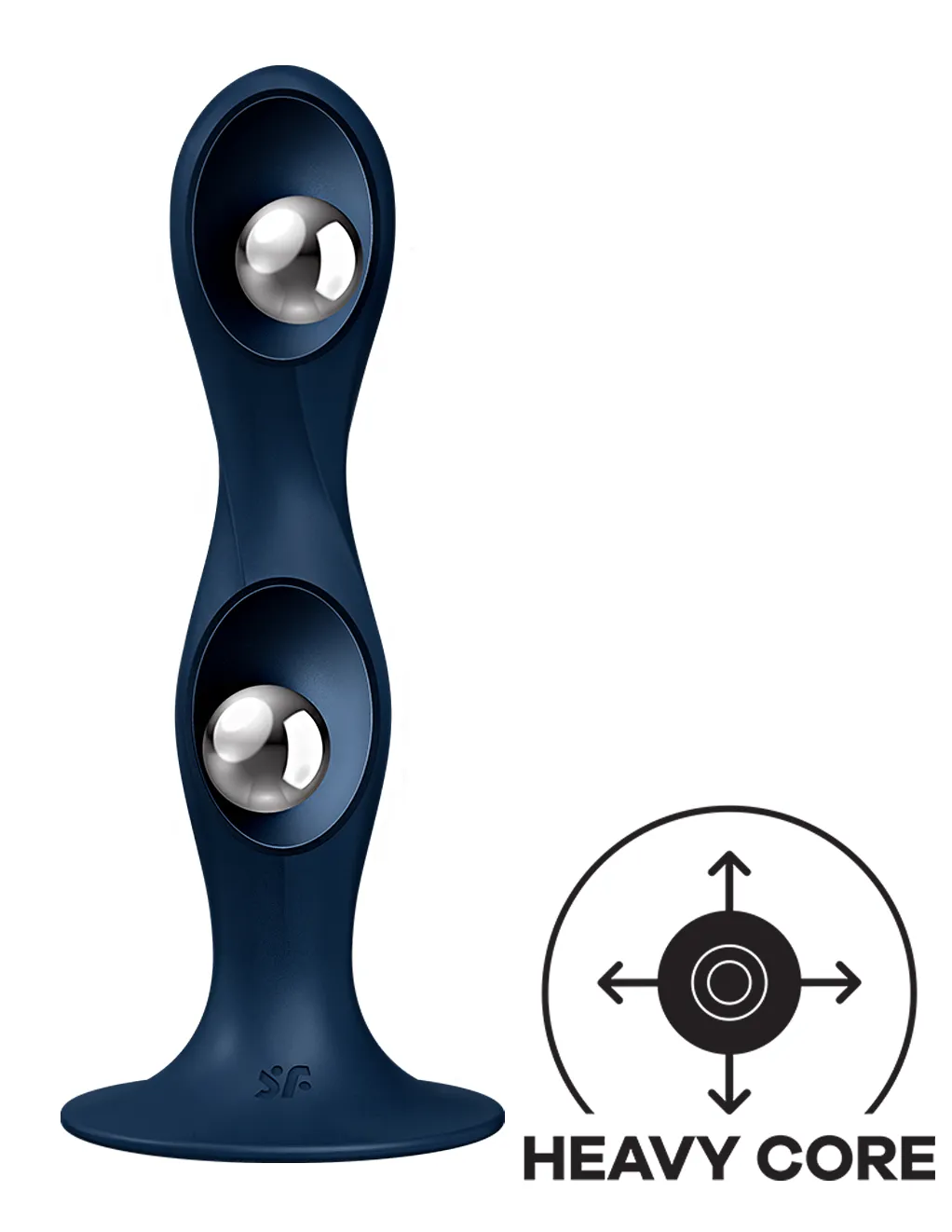 Satisfyer Double Ball-R Suction Cup Dildo