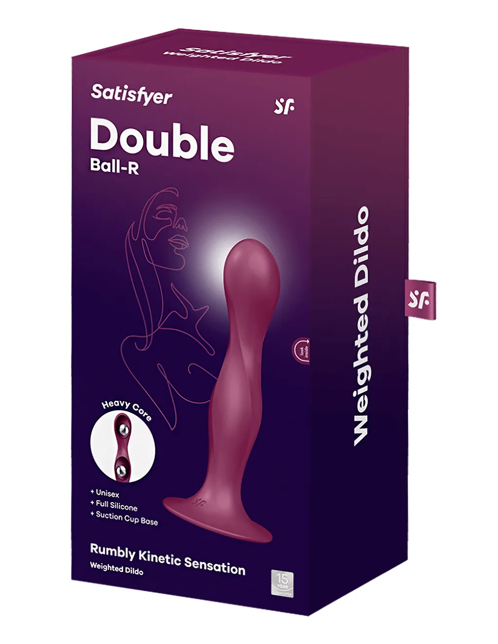Satisfyer Double Ball-R Suction Cup Dildo
