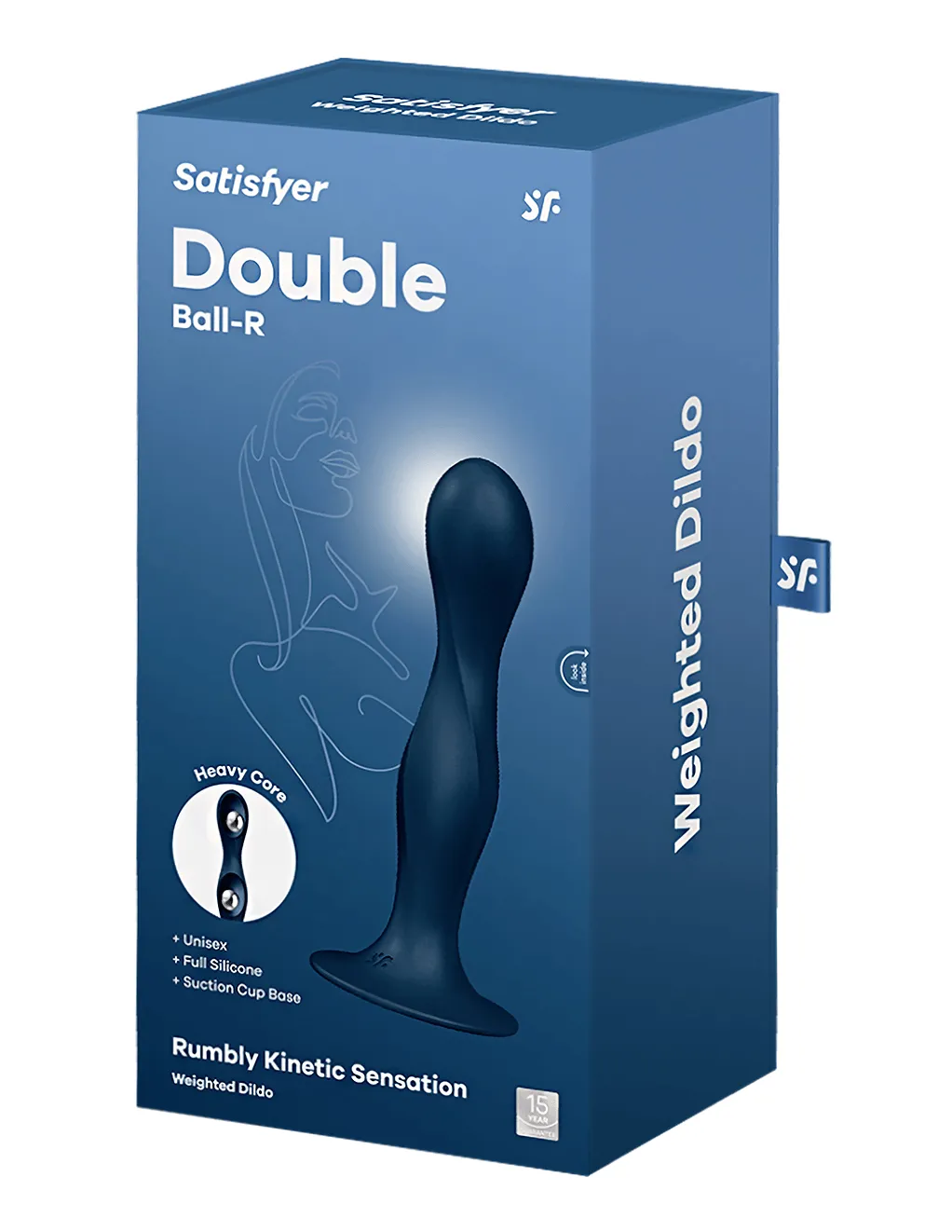 Satisfyer Double Ball-R Suction Cup Dildo