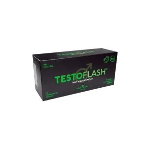 Set 8 afrodisiace shot TESTOFLASH Man Vigor. pentru testosteron. libido. întârzierea ejaculării și plăcere intensificată. 8 x 20 gr