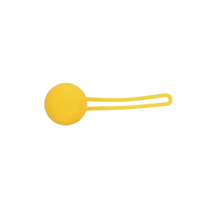 Set bile kegel LOVELINE Thumping Kegel Ball Exercise Set. pentru tonifierea mușchilor pelvieni. rezistente la apă. galben
