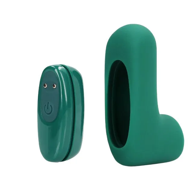 Set jucării erotice LOVELINE 'Love' (S)Explore Set. cu stimulator clitoris. vibrator de deget. vibrator pentru cupluri și inel de penis. verde