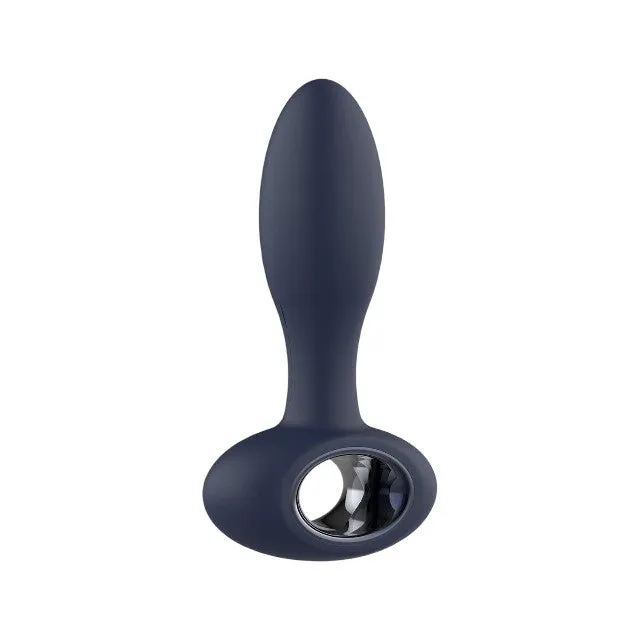 Set plug anal DREAMTOYS Startroopers Milky Way. 1 dop clasic   2 dopuri cu funcție de vibrație. 12.5 cm - 16 cm. albastru