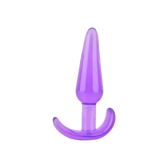 Set plug anal LOVING JOY - Training. material moale și flexibil. mov. 12.75 cm. 11 cm. 9.5 cm. 9 cm