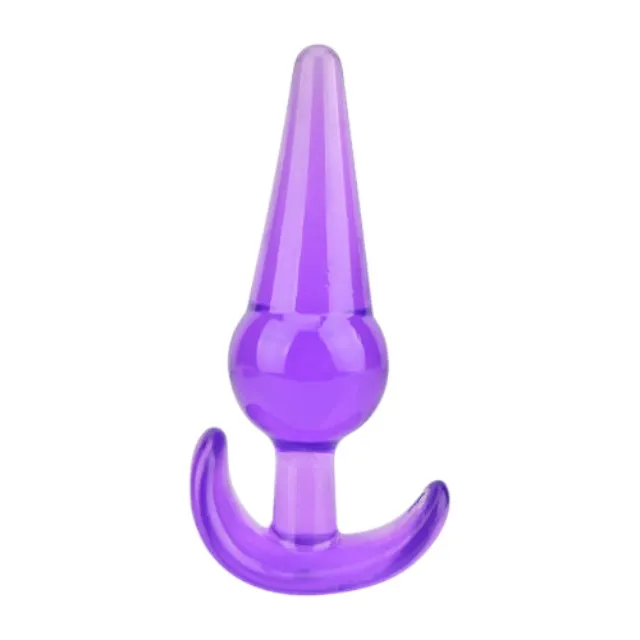 Set plug anal LOVING JOY - Training. material moale și flexibil. mov. 12.75 cm. 11 cm. 9.5 cm. 9 cm