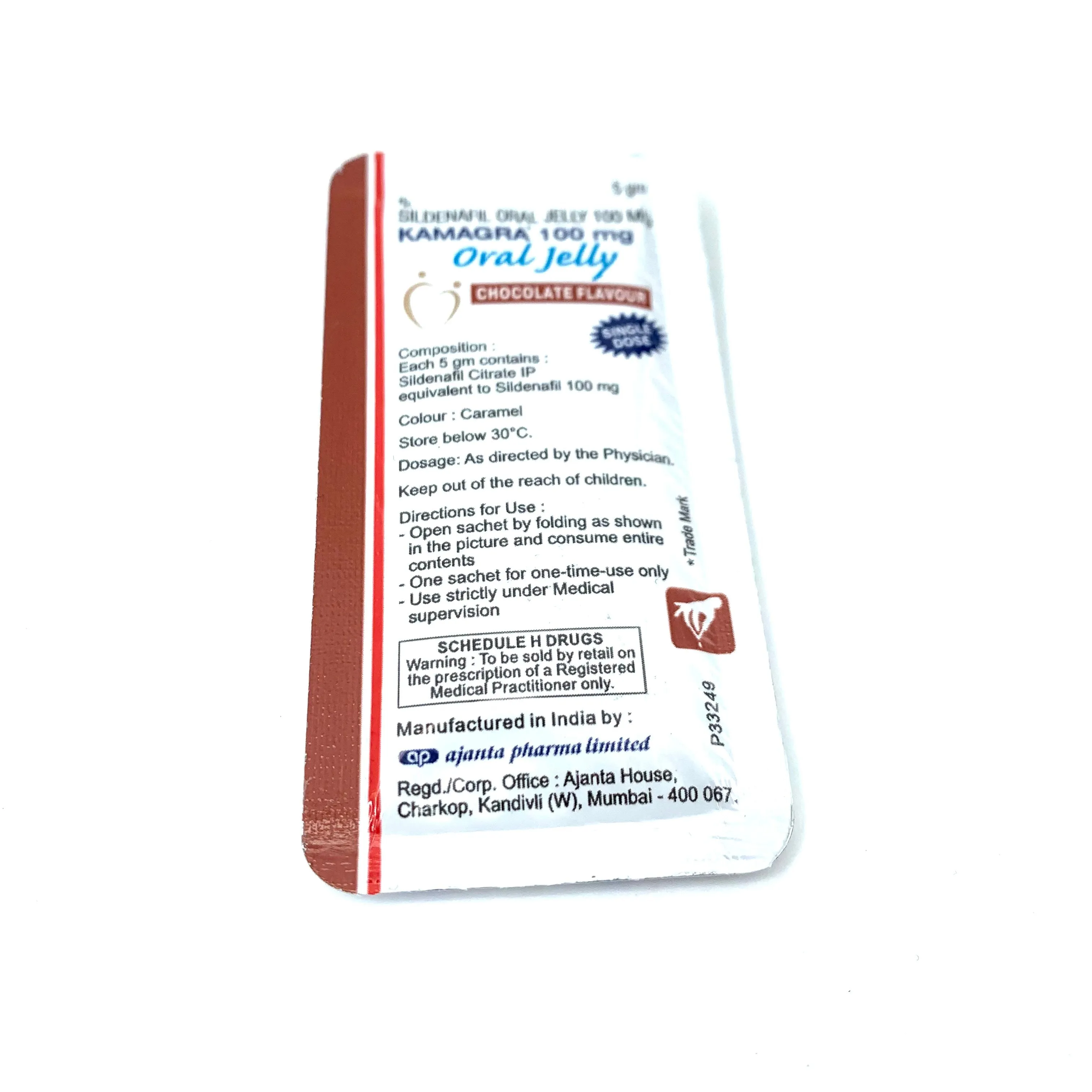 Sildenafil-Oral Jelly Chocolate |100mg Hard Erection | Increased Sexual Desire | For Her