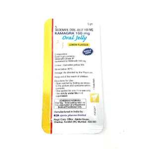 Sildenafil-Oral Jelly Lemon |100mg Hard Erection | Increased Sexual Desire | For Her